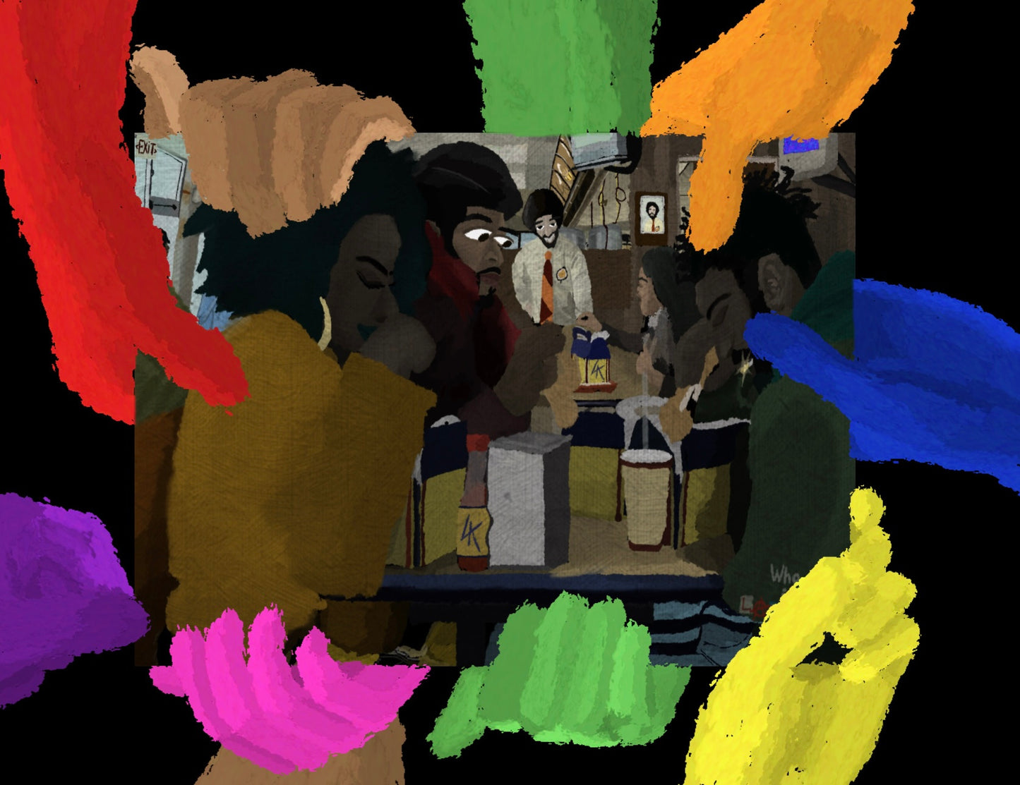 "It's In the Chicken.." Print